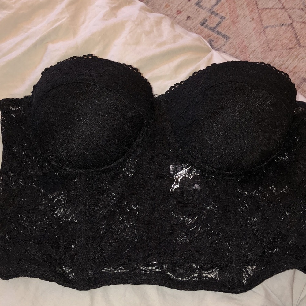 Strapless corset top